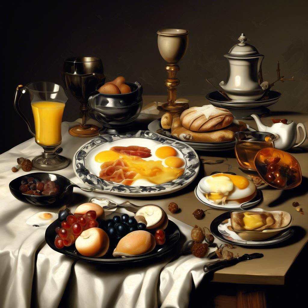 Η τεχνική‌ εκτέλεση του Pieter Claesz‍ στο έργο